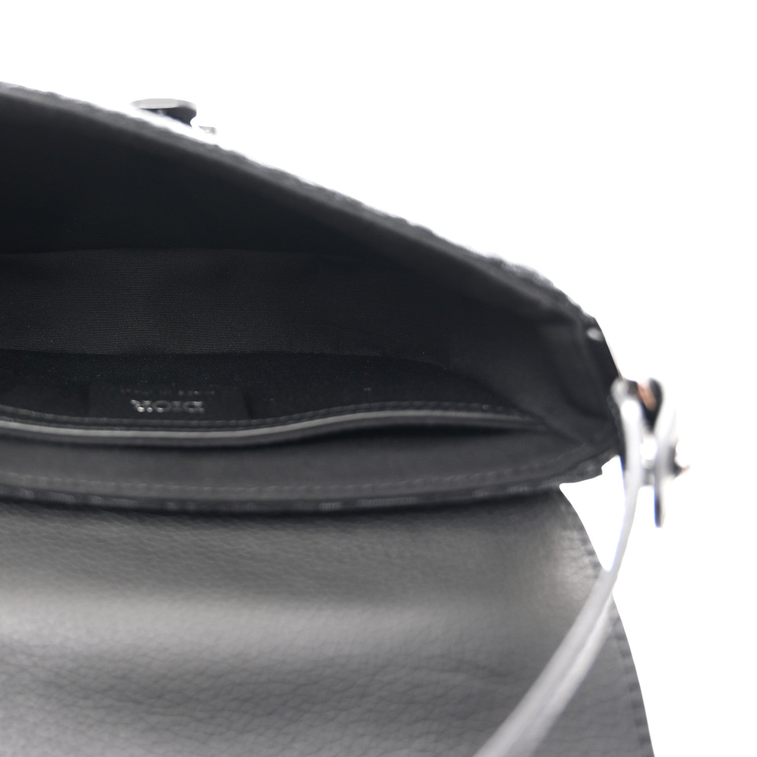 Dior Black Oblique Saddle Crossbody