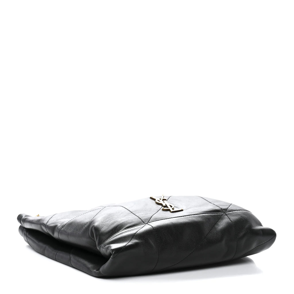 Saint Laurent Black Quilted Bucket