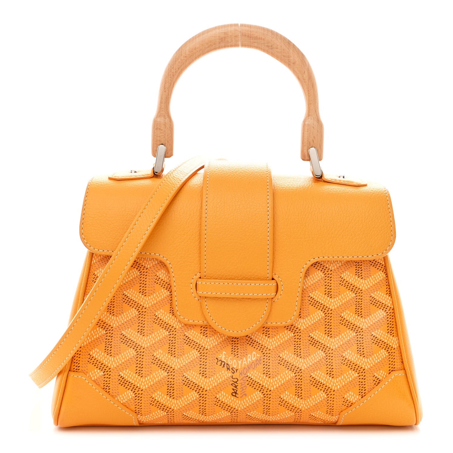 Goyard Yellow Leather Saigon Mini