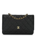 Chanel Black Quilted Lambskin Bag
