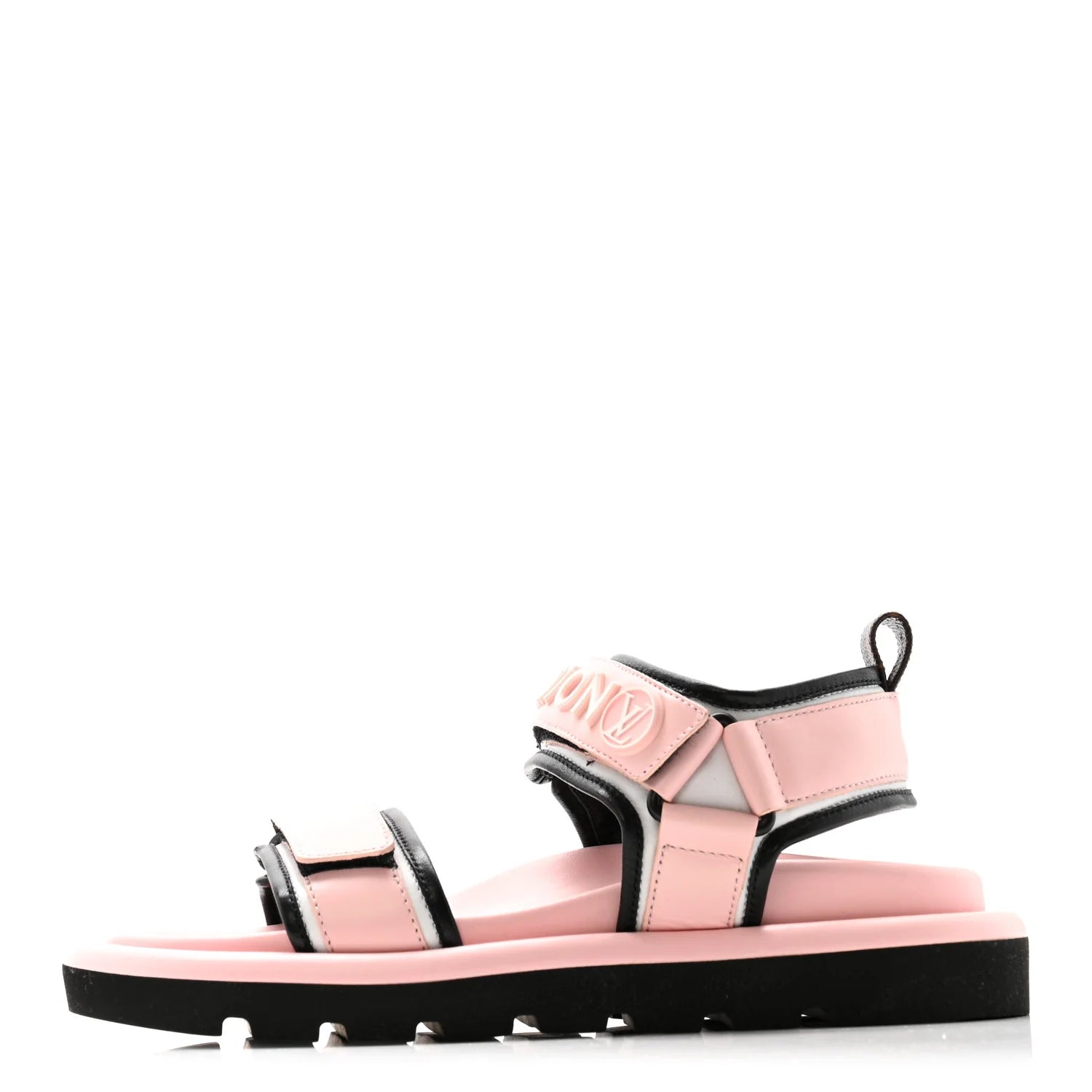 Louis Vuitton Pink Leather Sandals