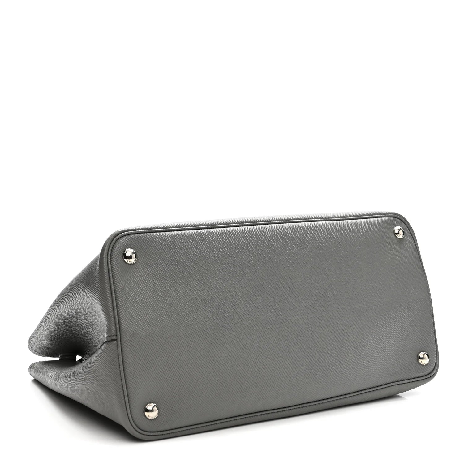 Prada Grey Saffiano Leather Tote