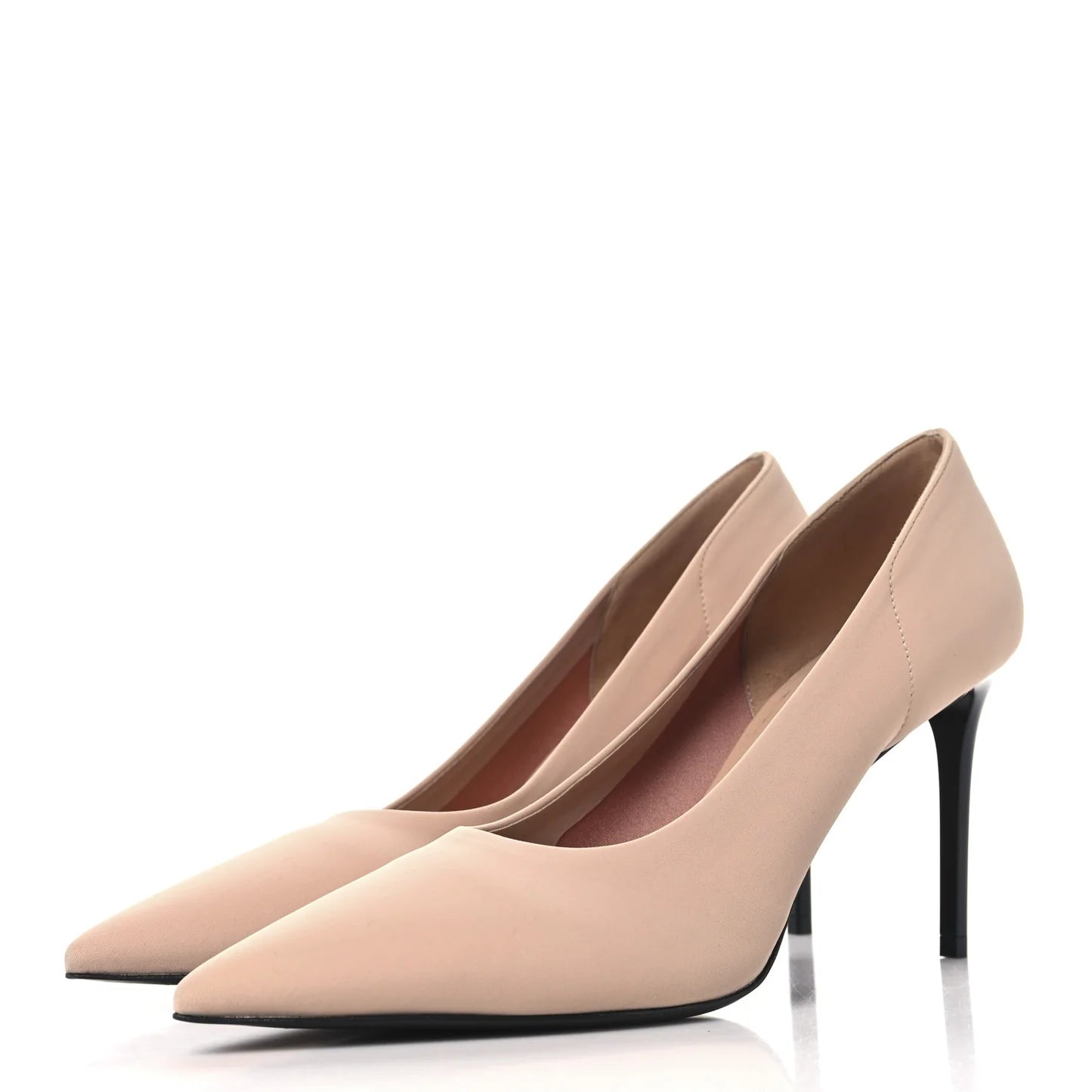 Prada Nude Leather Pointed Pumps