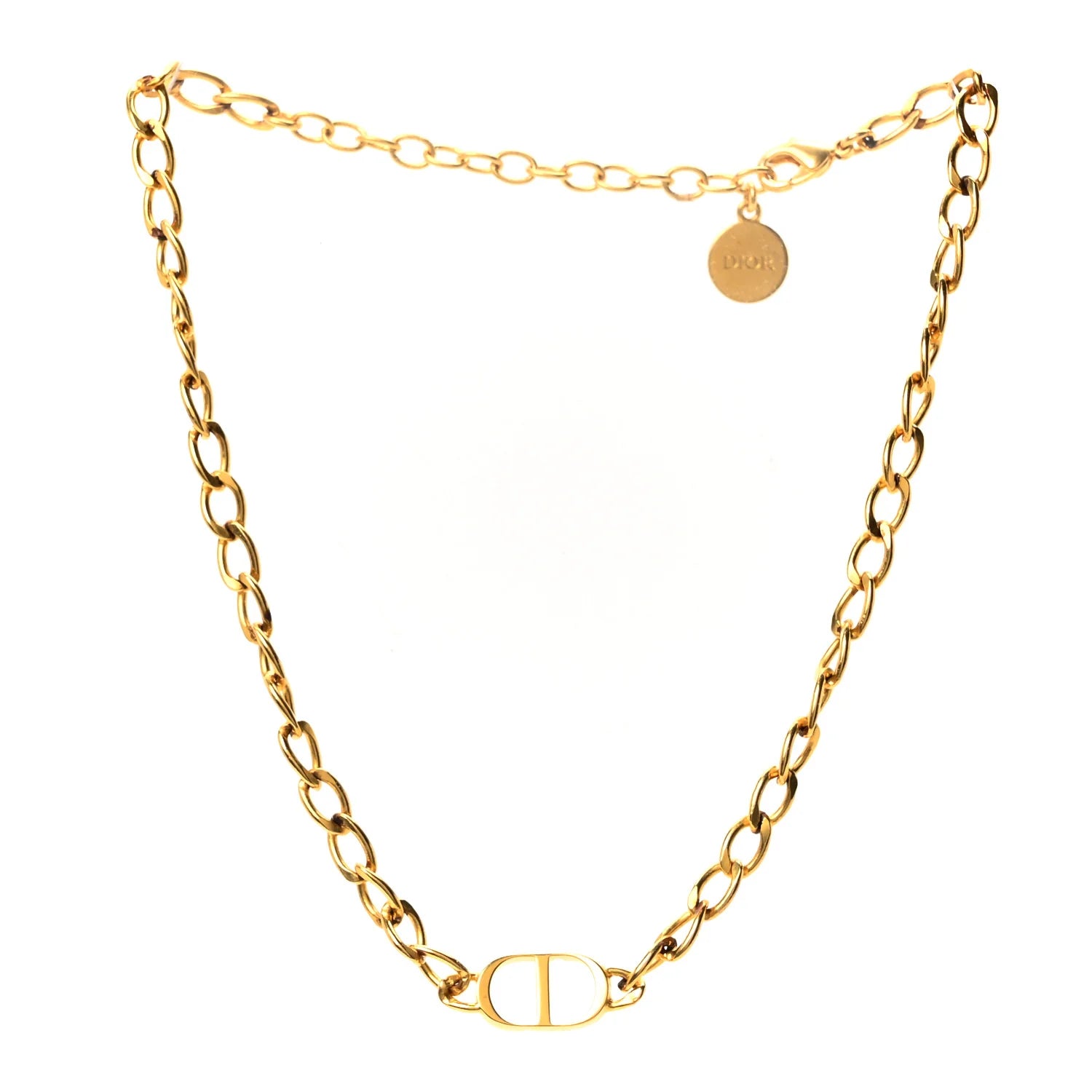 Dior Gold CD Chain Necklace