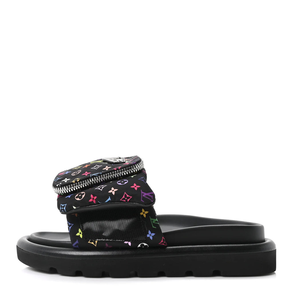 Louis Vuitton Monogram Pouch Slides
