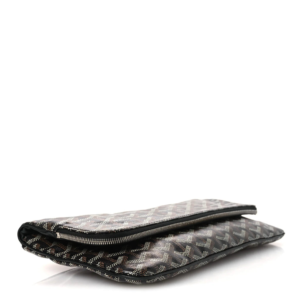 Goyard Black Goyardine Sainte-Marie Clutch