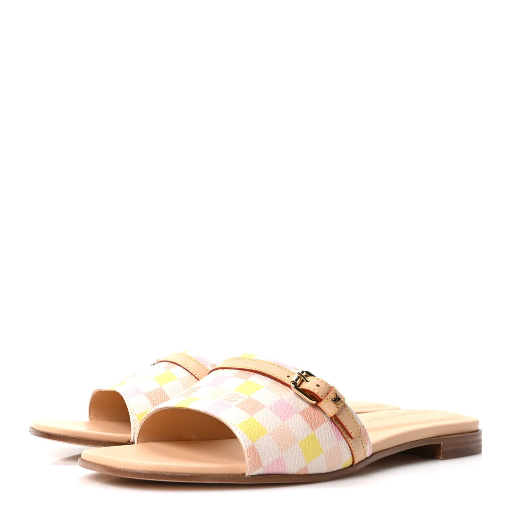 Louis Vuitton Pastel Damier Slides
