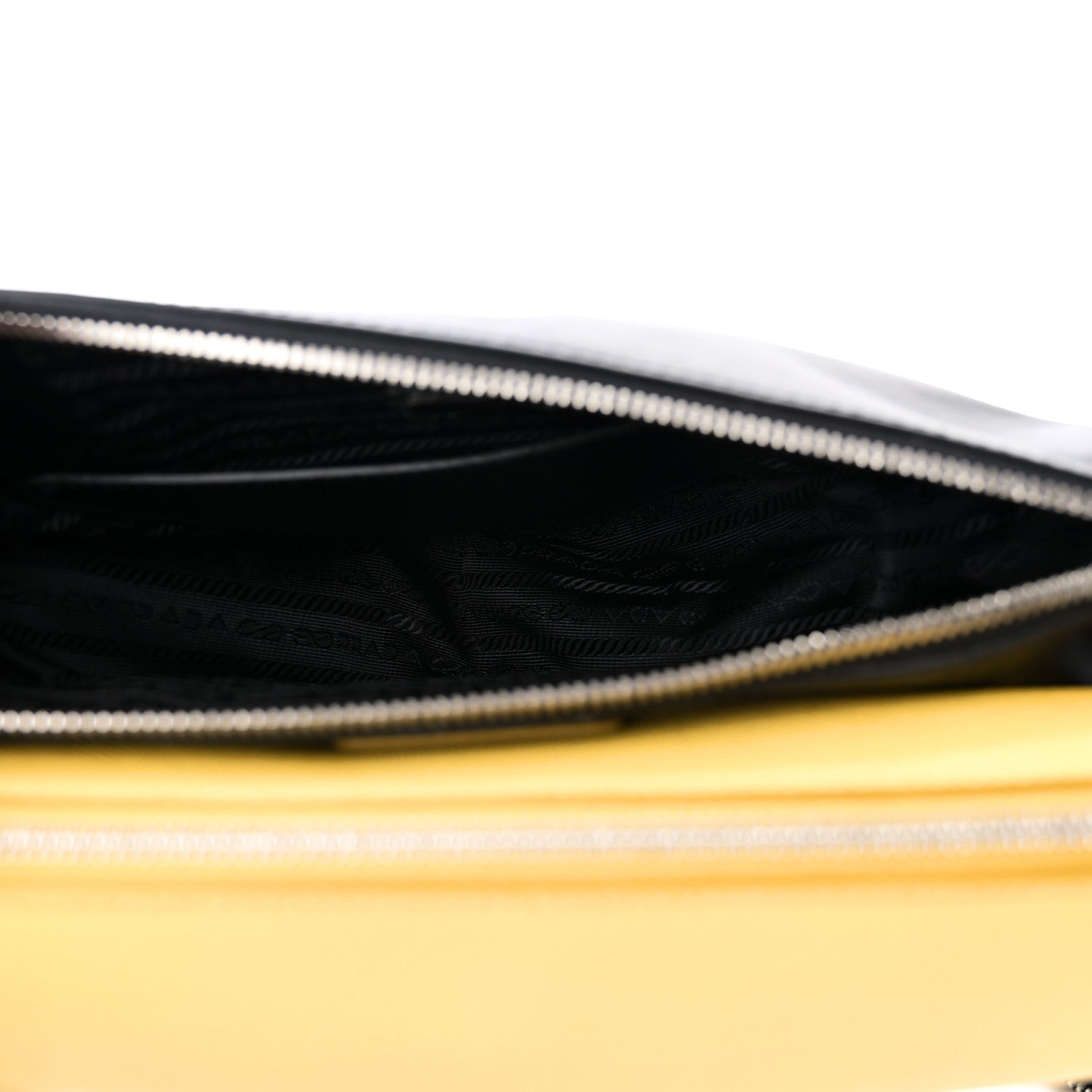 Prada Black Leather Triangle Crossbody