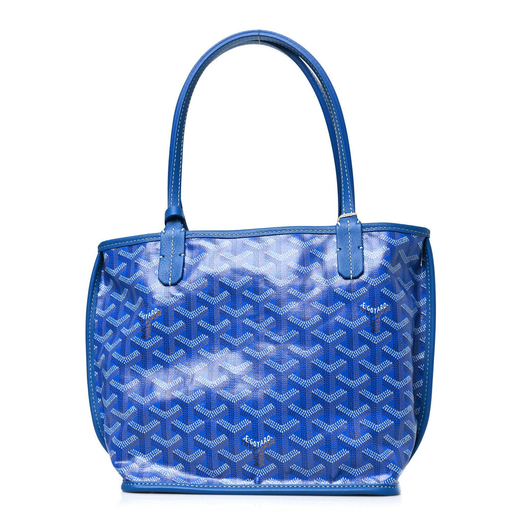 Goyard Blue Goyardine Saint Louis