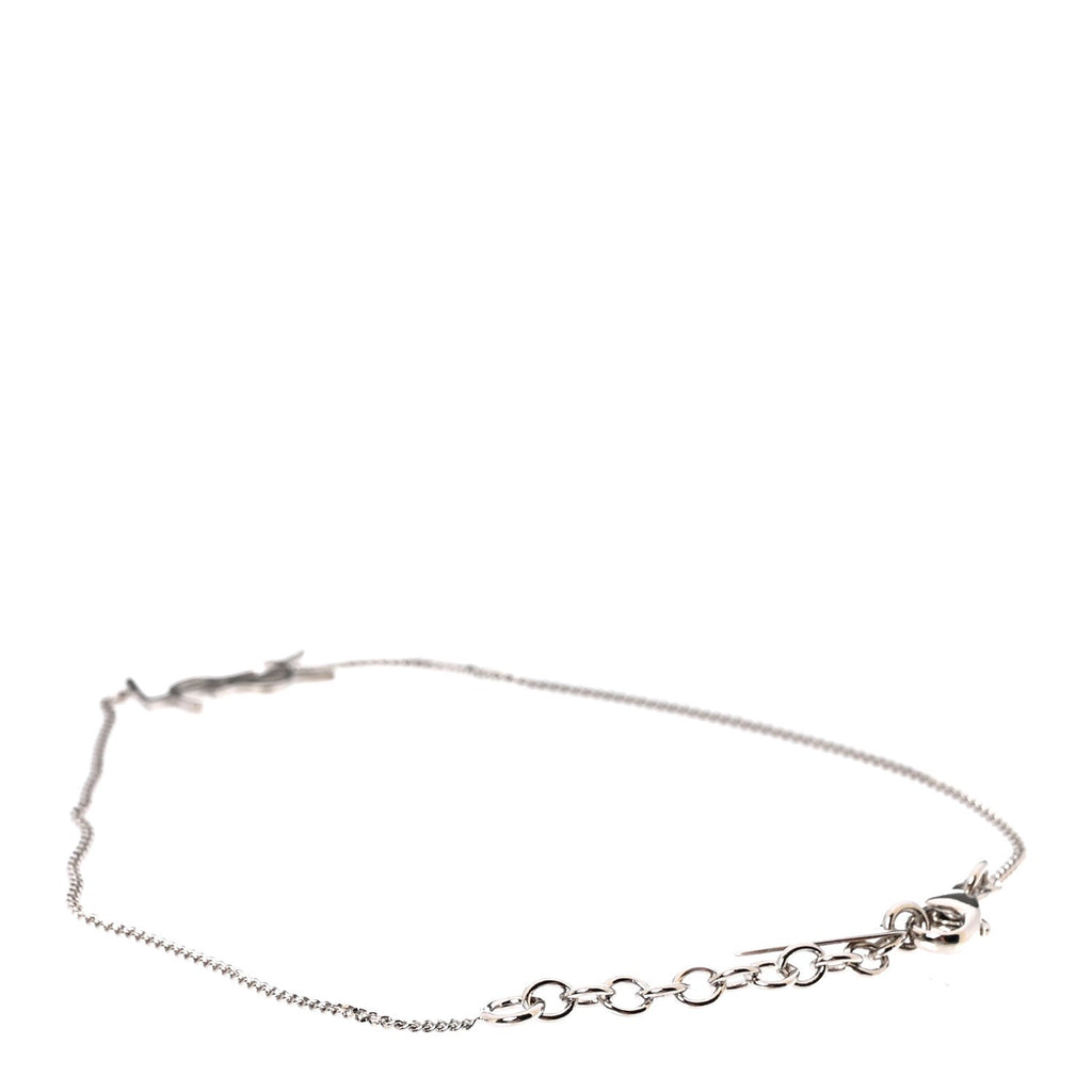 Saint Laurent Silver YSL Bracelet