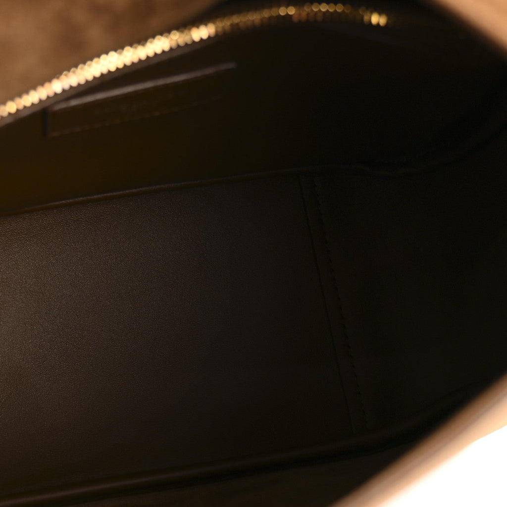 Saint Laurent Brown Suede Hobo