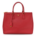 Prada Red Saffiano Galleria Tote