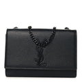 Saint Laurent Black Grained Bag