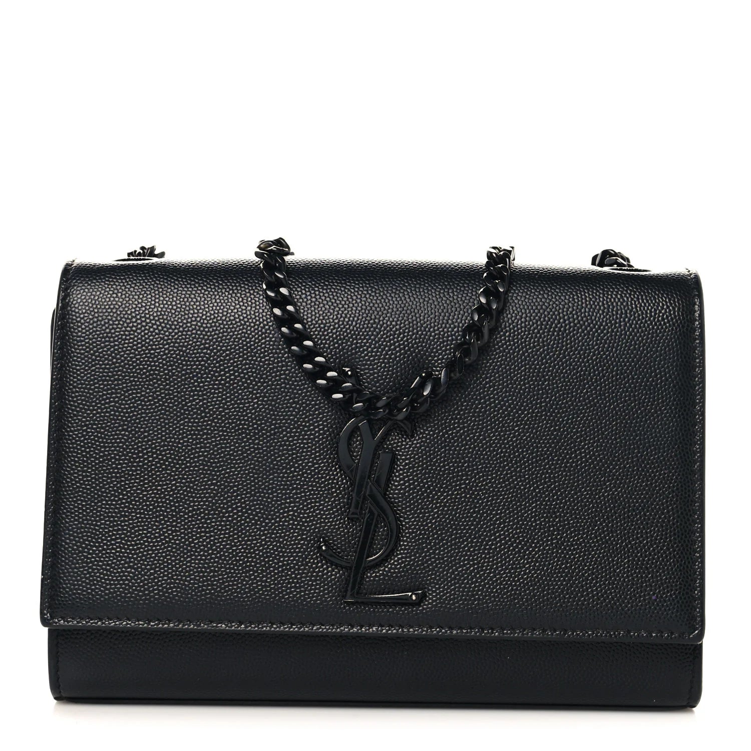 Saint Laurent Black Grained Bag