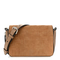 Fendi Brown Suede FF Crossbody