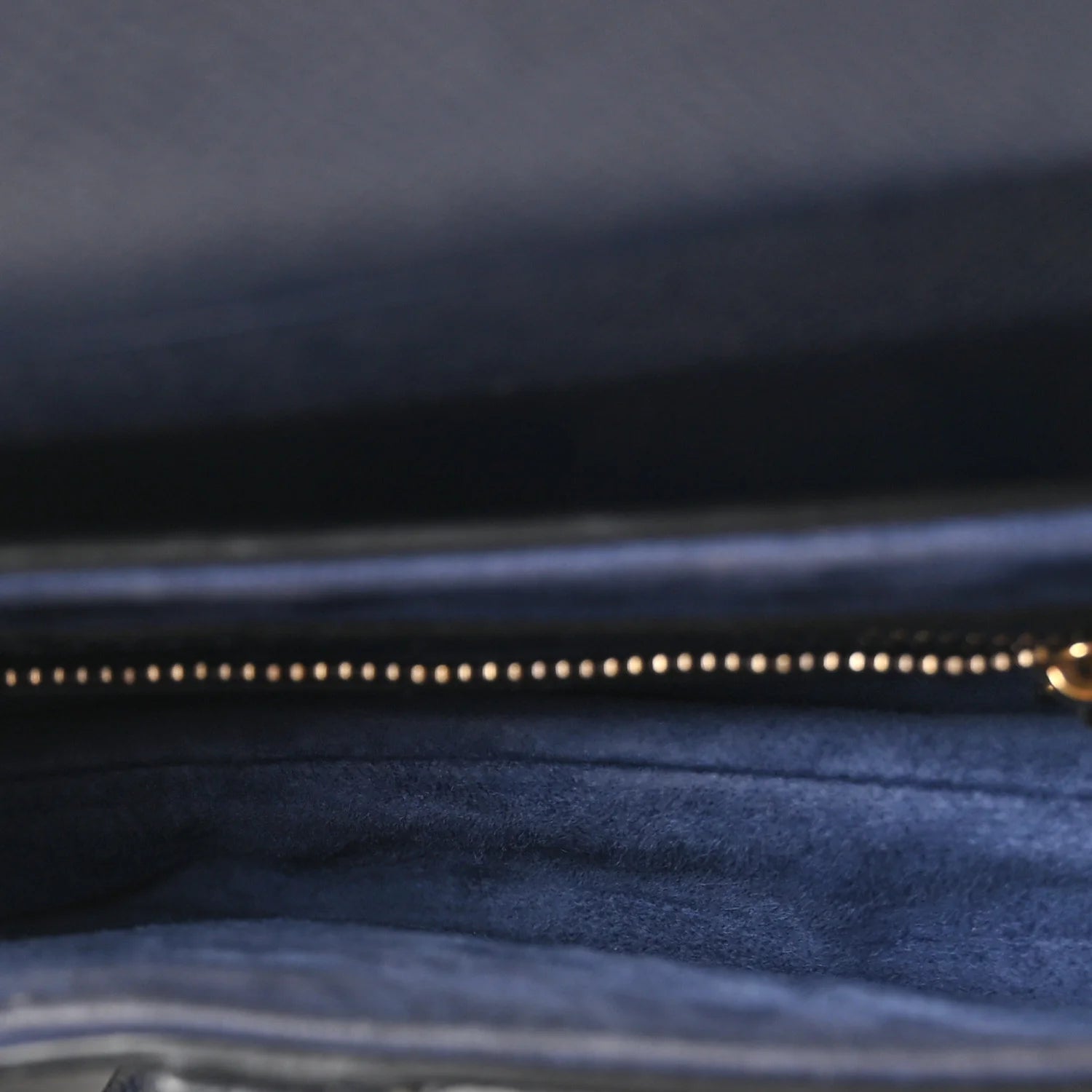 Dior Navy Grained Leather Saddle