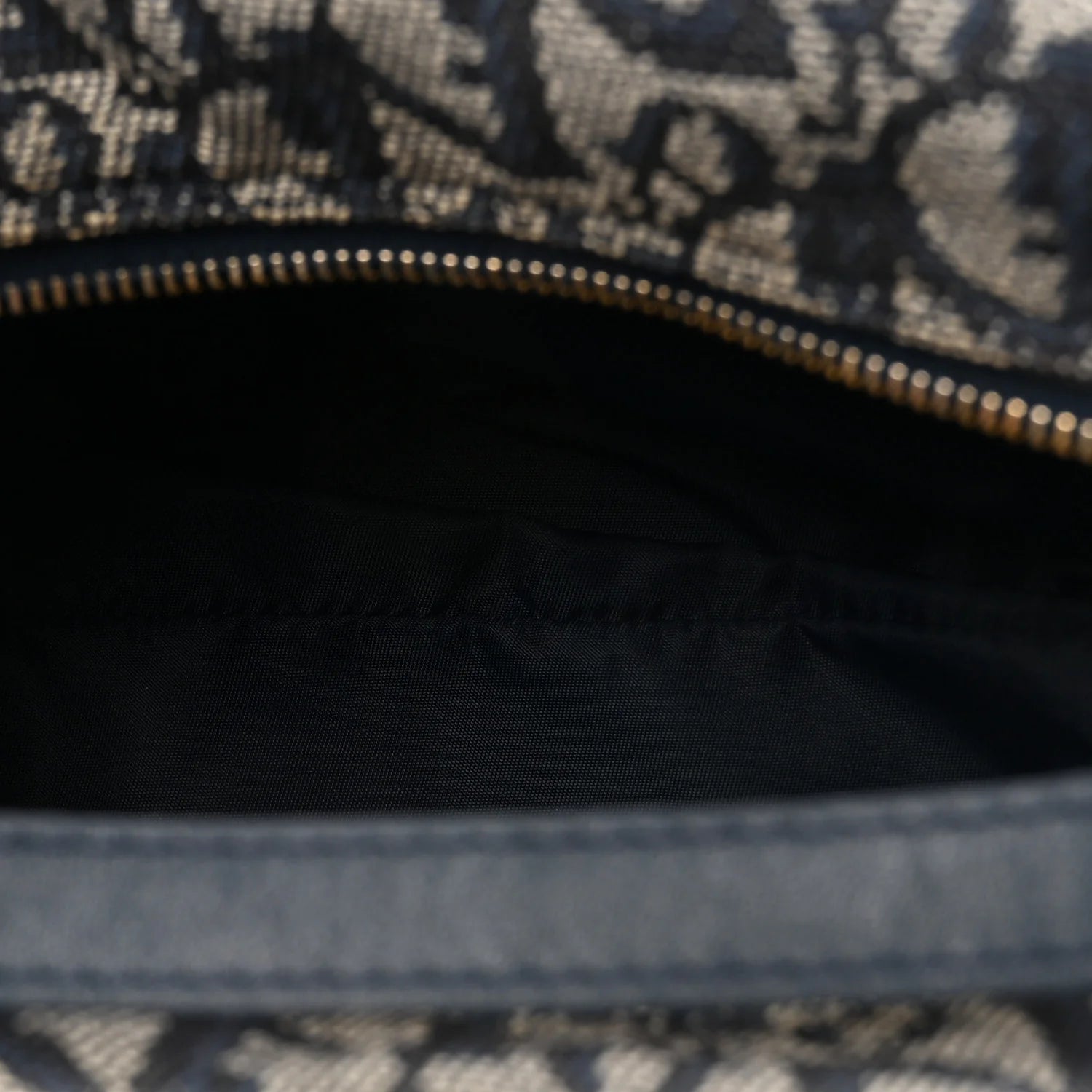 Dior Blue Oblique Jacquard Bag