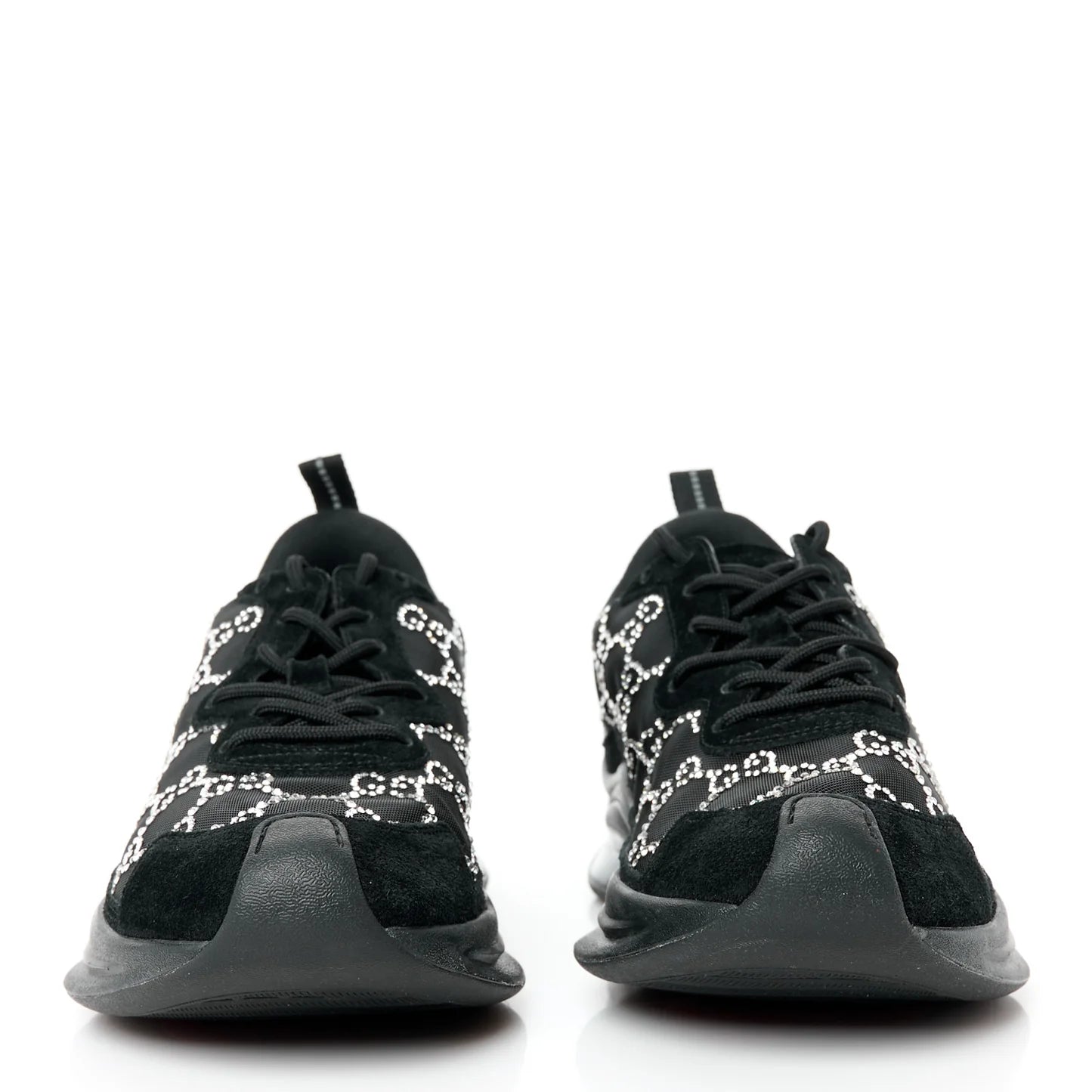 Gucci Crystal GG Mesh Sneakers