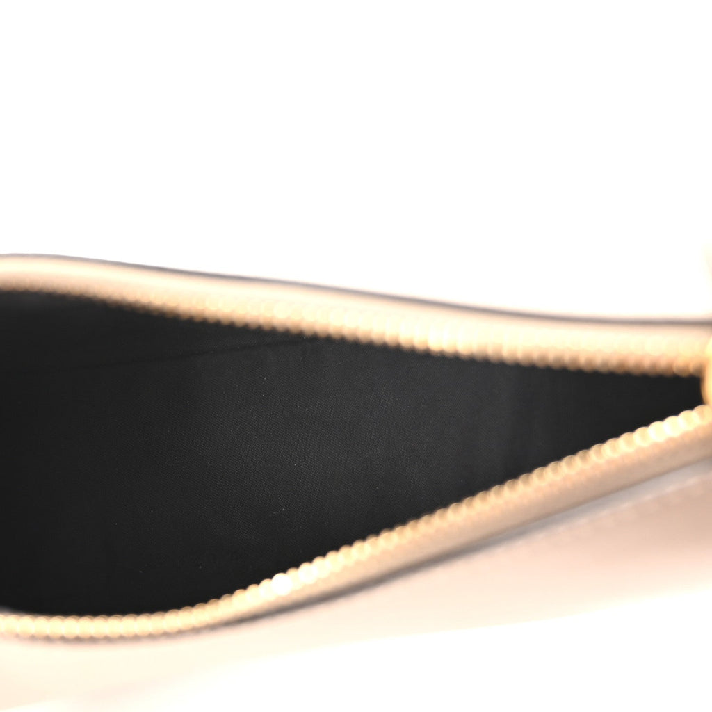 Fendi Taupe Leather O'Lock Swing