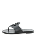 Hermes Black Leather Bikini Sandals