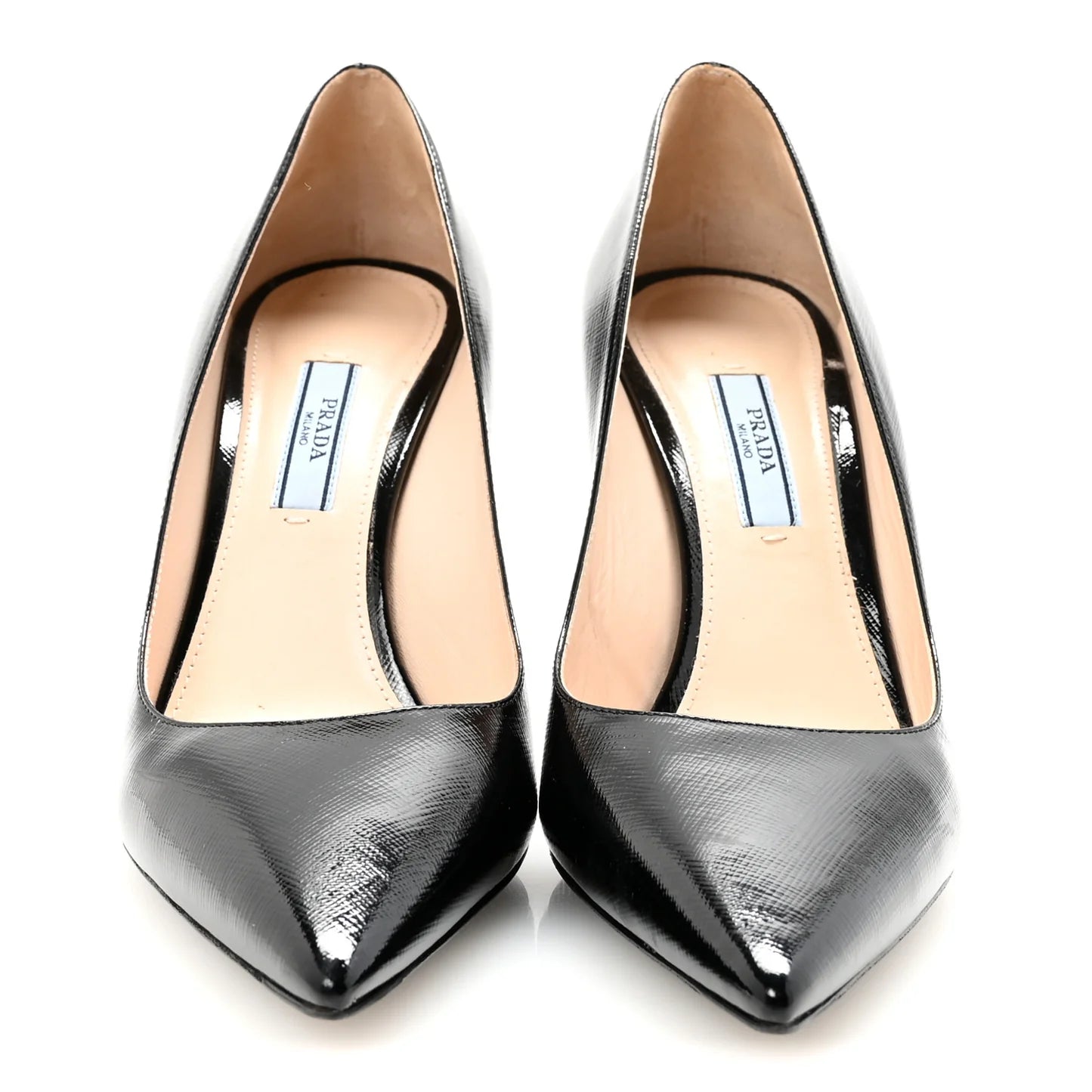 Prada Black Pointed-Toe Pumps
