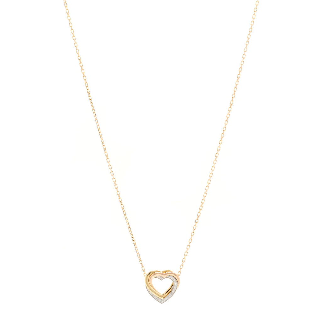 Cartier Gold Diamond Heart Necklace