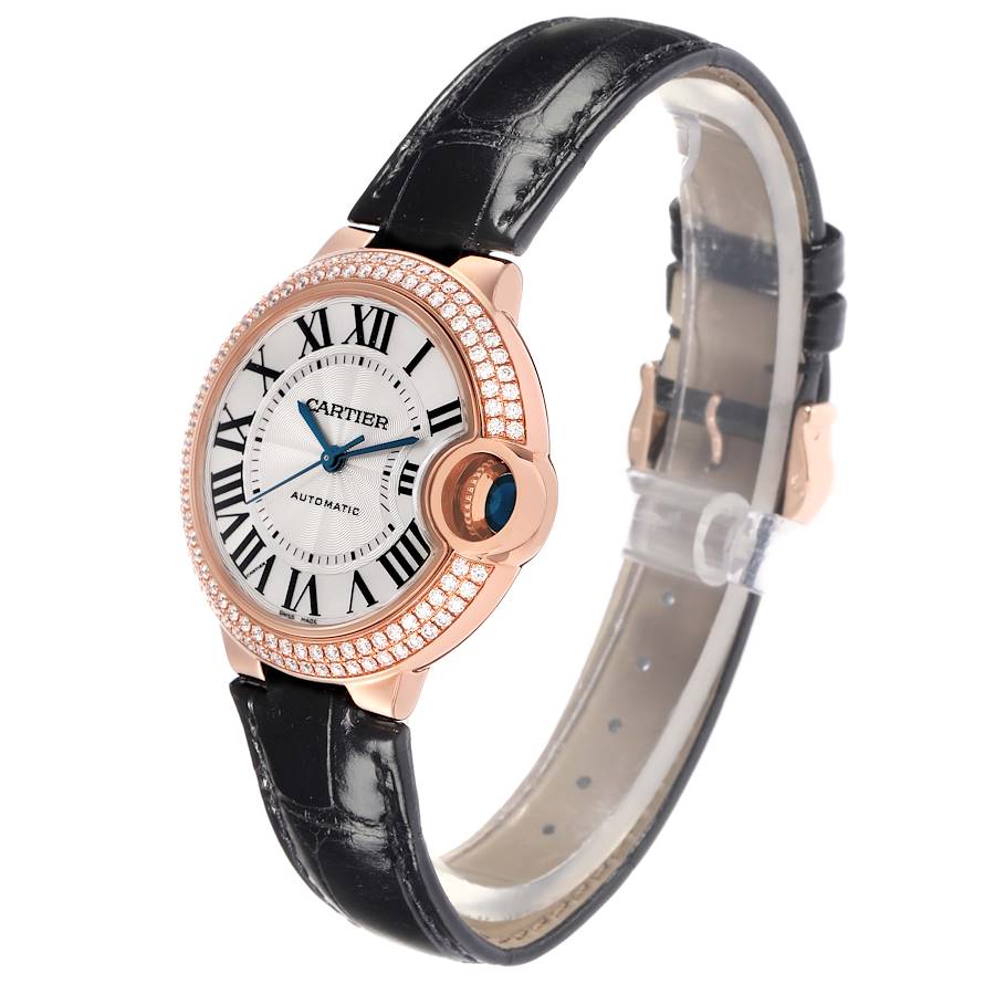Cartier Rose Gold Diamond Watch