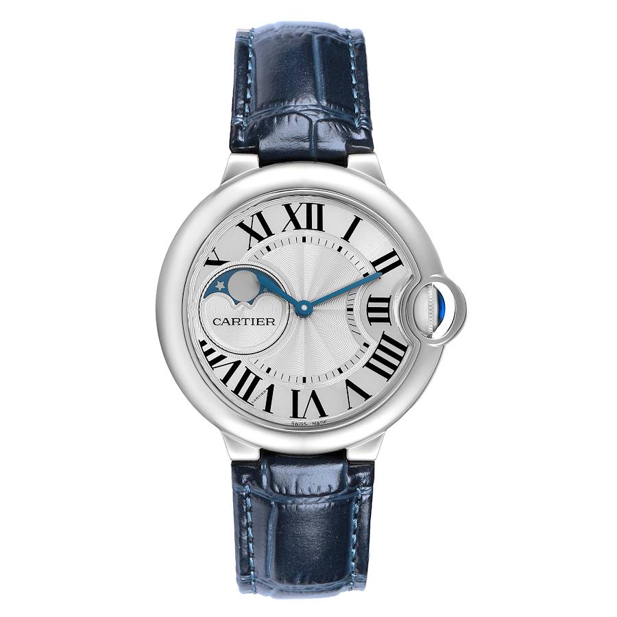 Cartier Ballon Bleu Moonphase Stainless Steel Watch