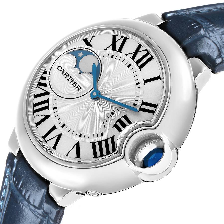 Cartier Ballon Bleu Moonphase Stainless Steel Watch