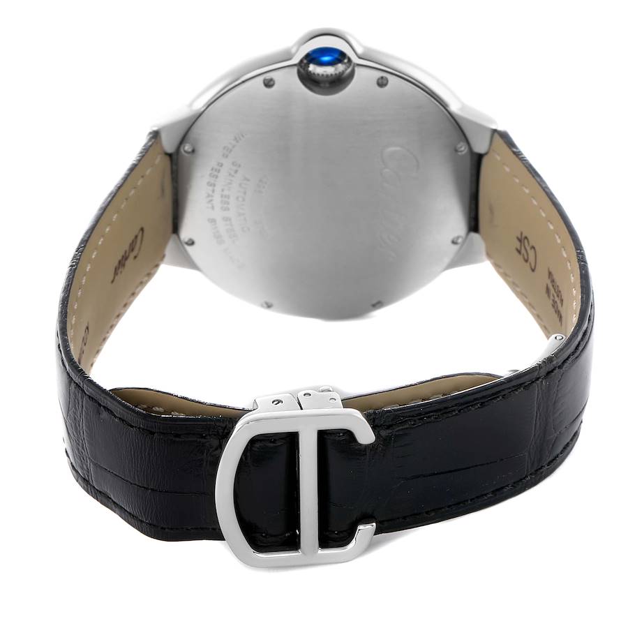 Cartier Ballon Bleu Stainless Steel Blue Dial Watch