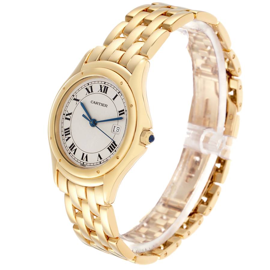 Cartier Cougar Yellow Gold Watch