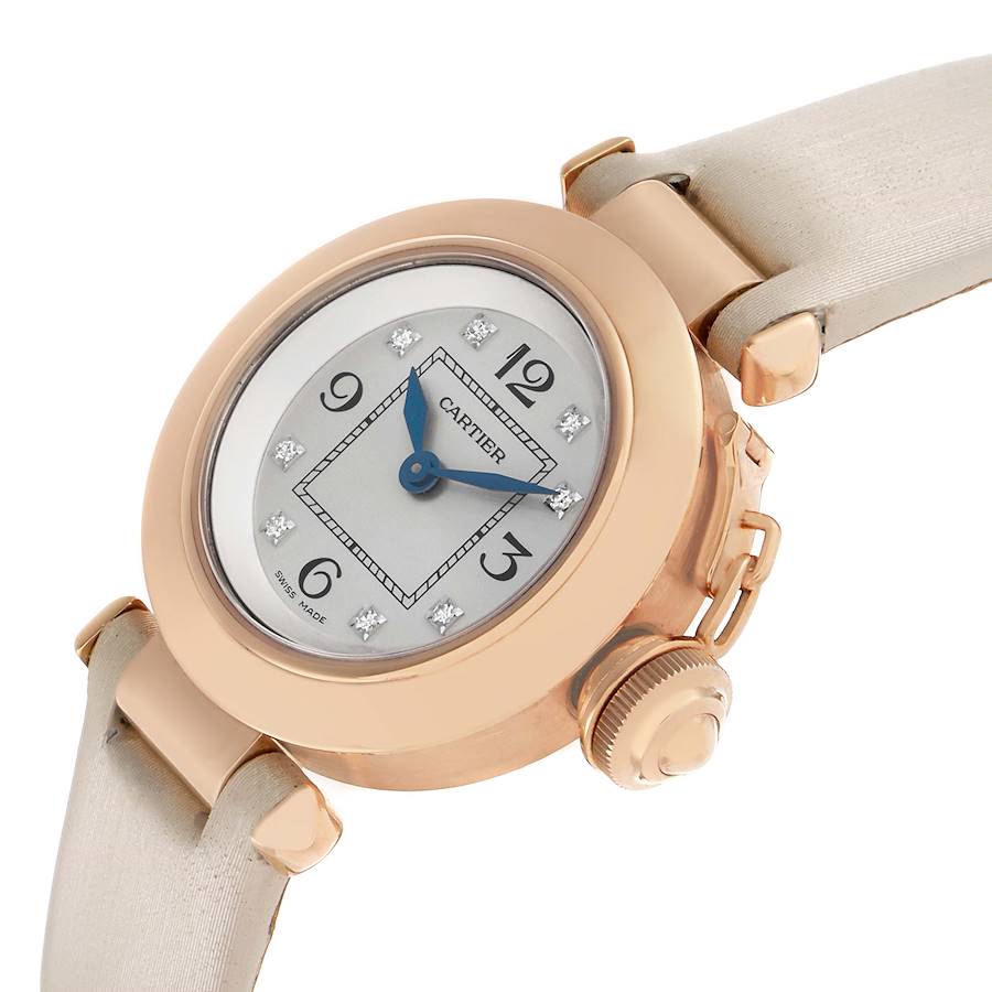 Cartier Pasha Rose Gold Diamond Dial Watch