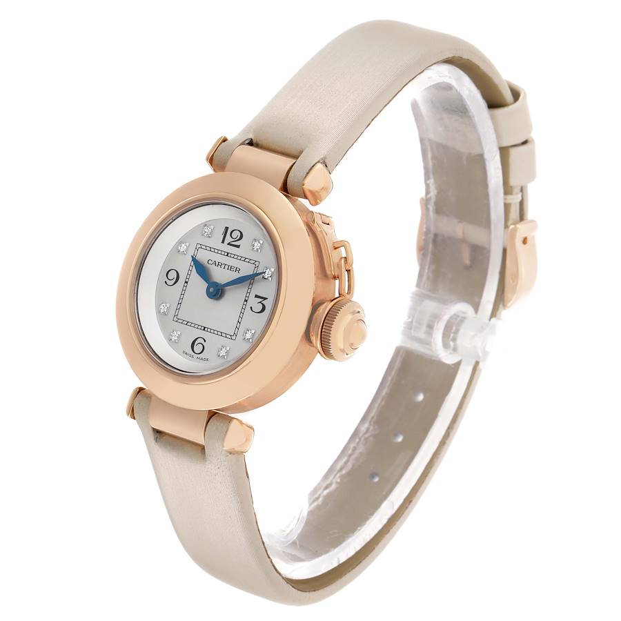 Cartier Pasha Rose Gold Diamond Dial Watch