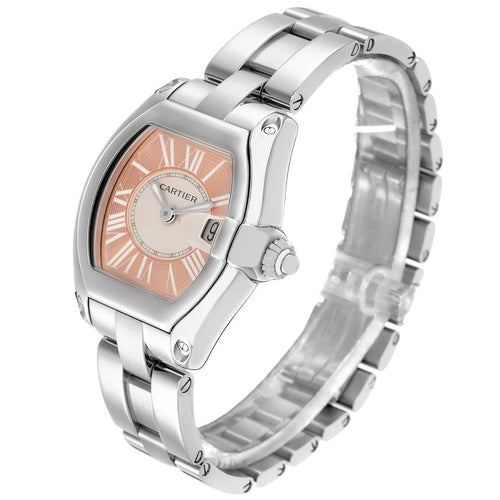 Cartier Roadster Pink Dial Watch