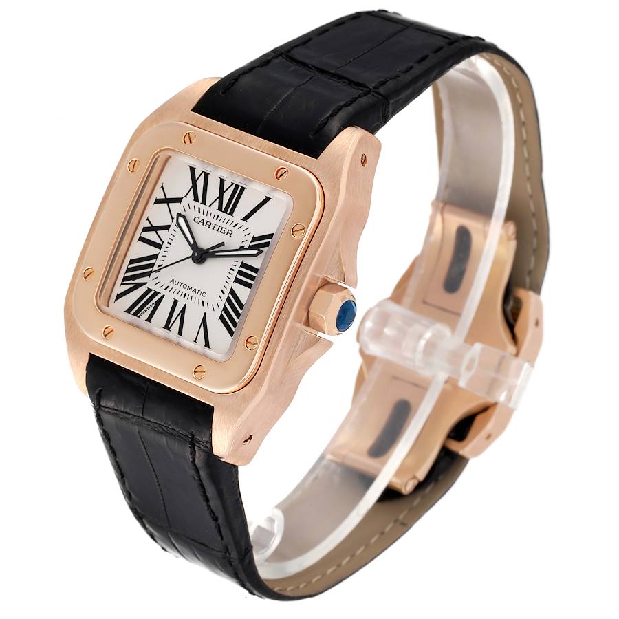Cartier Santos Rose Gold Watch