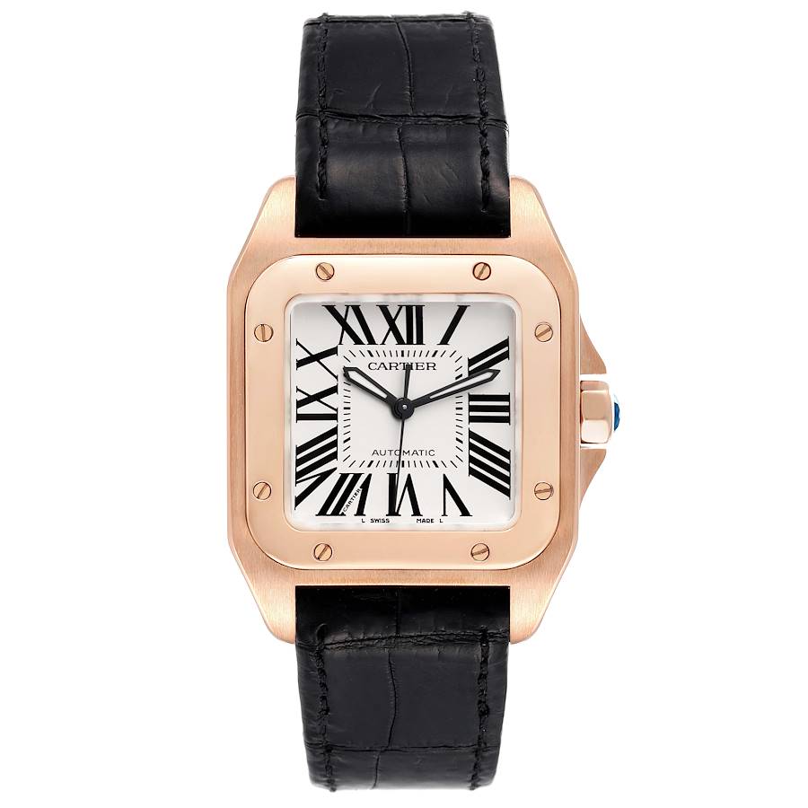 Cartier Santos Rose Gold Watch