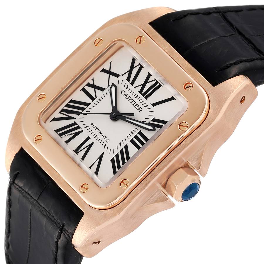 Cartier Santos Rose Gold Watch