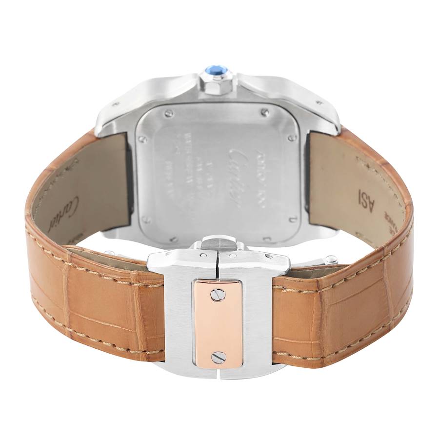 Cartier Santos Steel & Rose Gold Watch
