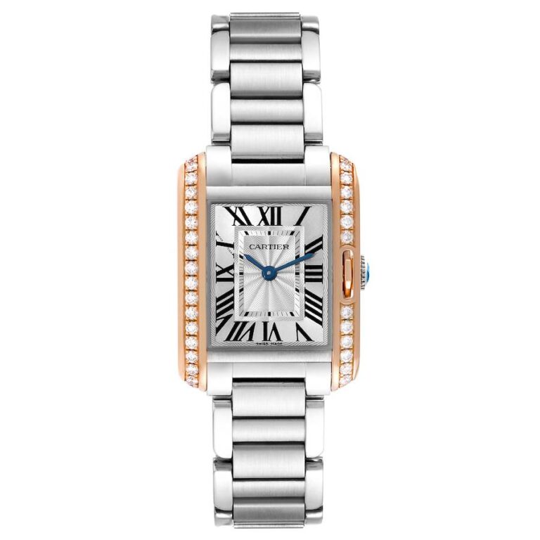Cartier Tank Anglaise Two-Tone Diamond