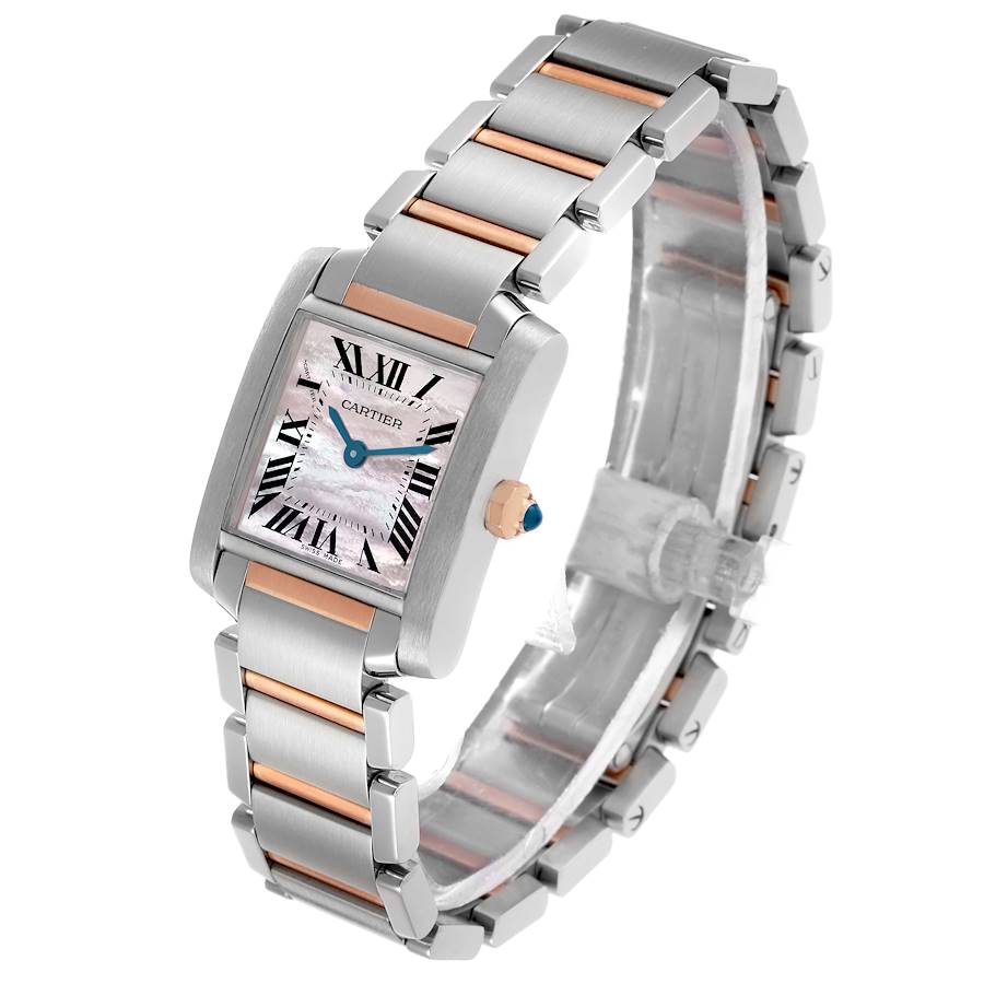 Cartier Tank Two-Tone Pink MOP Ladies Watch