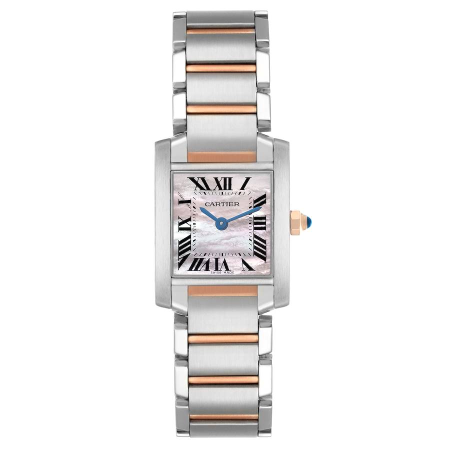 Cartier Tank Two-Tone Pink MOP Ladies Watch