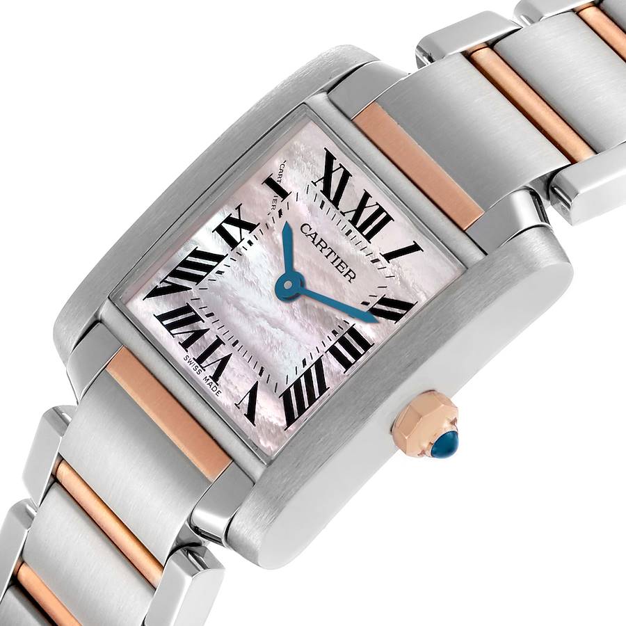 Cartier Tank Two-Tone Pink MOP Ladies Watch