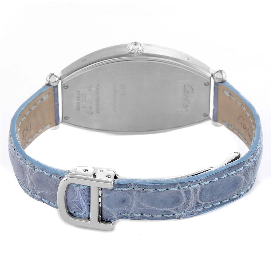 Cartier Diamond Bezel Tonneau Watch