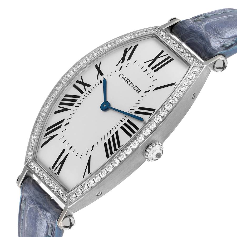 Cartier Diamond Bezel Tonneau Watch