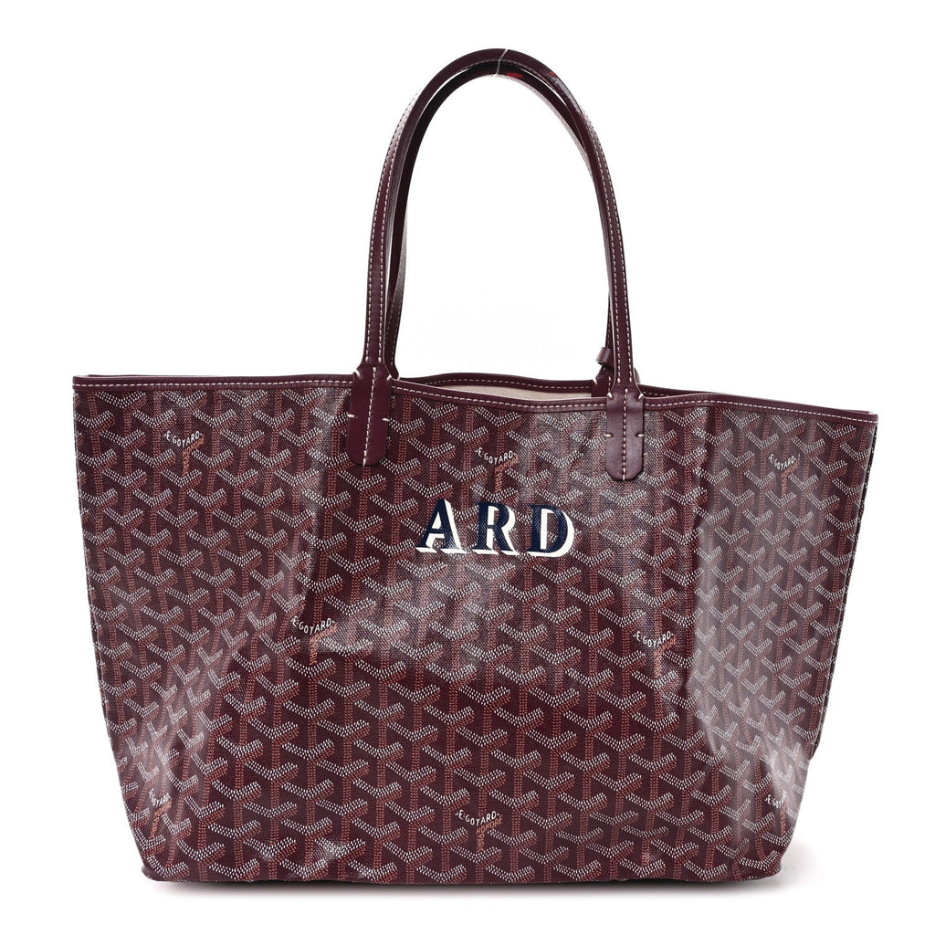 Goyard Burgundy Goyardine Saint Louis