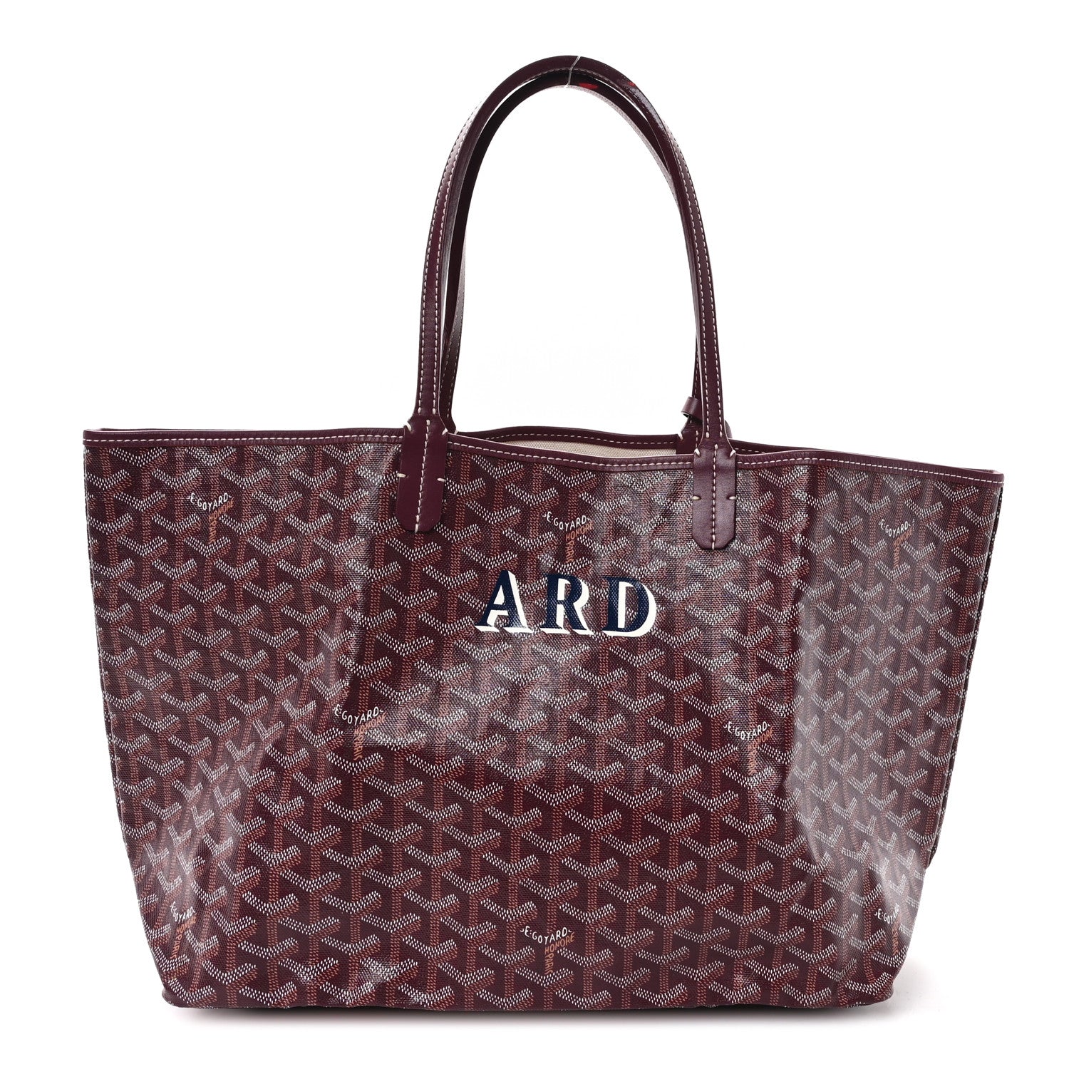 Goyard Burgundy Goyardine Saint Louis