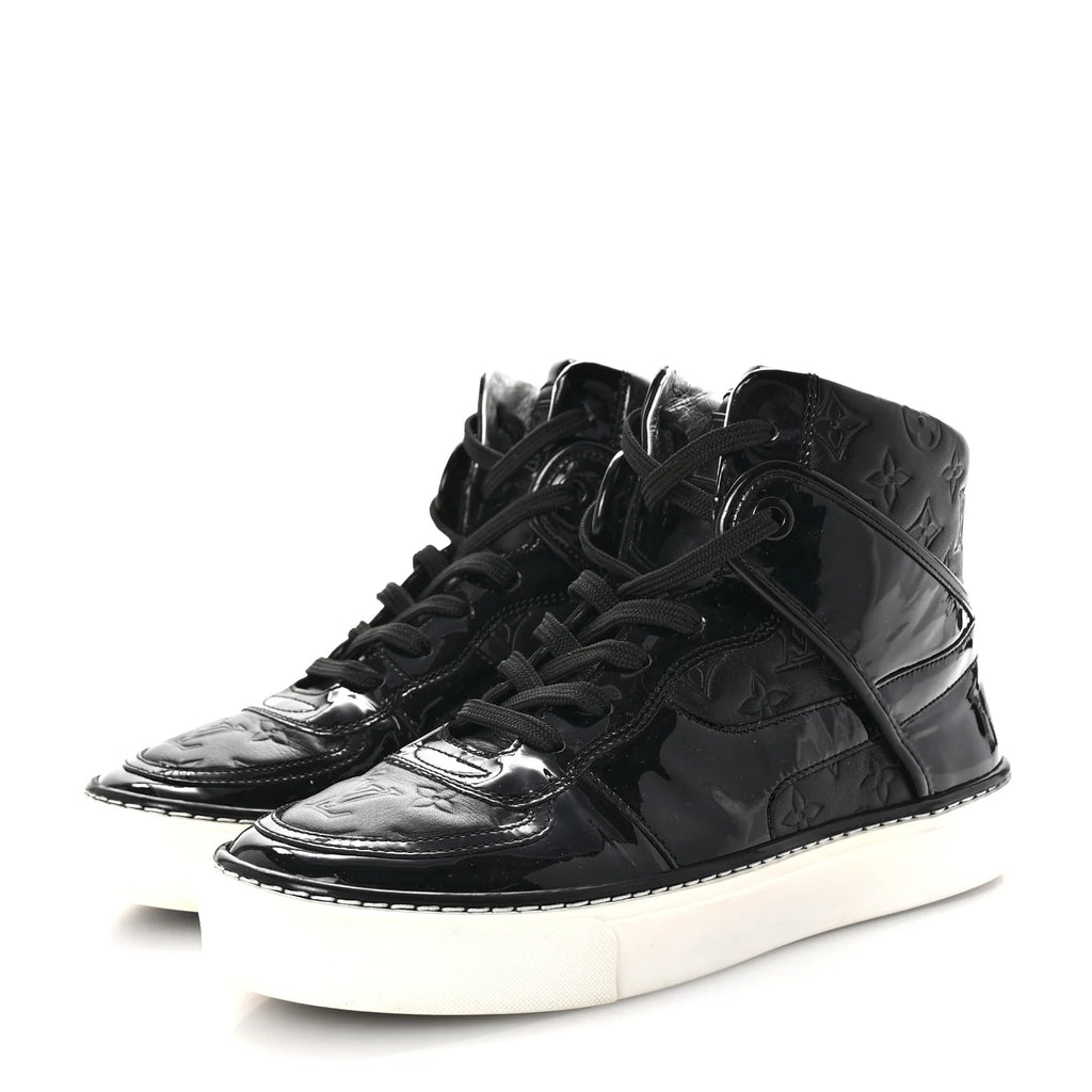 Louis Vuitton Black Monogram High-Top