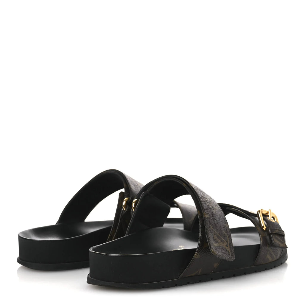 Louis Vuitton Monogram Buckle Sandals