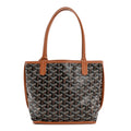 Goyard Black Goyardine Mini Tote