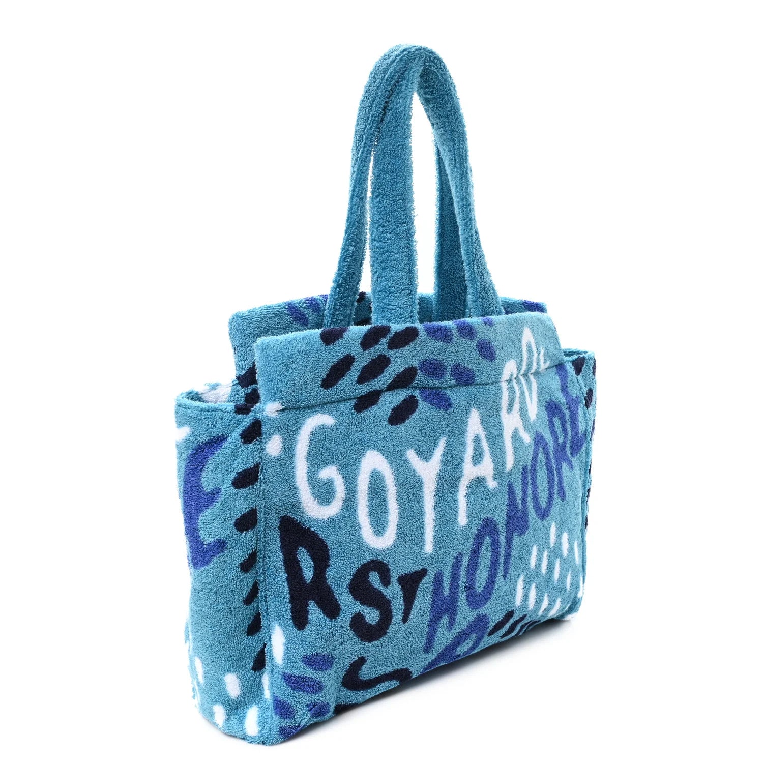 Goyard Blue Terry Cloth Tote